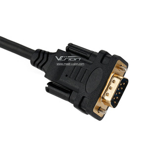 USB C เป็น RS-232อะแดปเตอร์อนุกรม6FT สีดำ W/ชิปเซ็ต FTDI DB9ตัวผู้ - Product Image 3