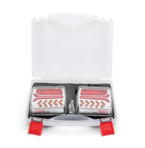 2 PCS <strong>LED</strong> Rechargeable Towing Light <strong>Usa</strong> Europe Transmitter for Tow Trucks - Product Image 1