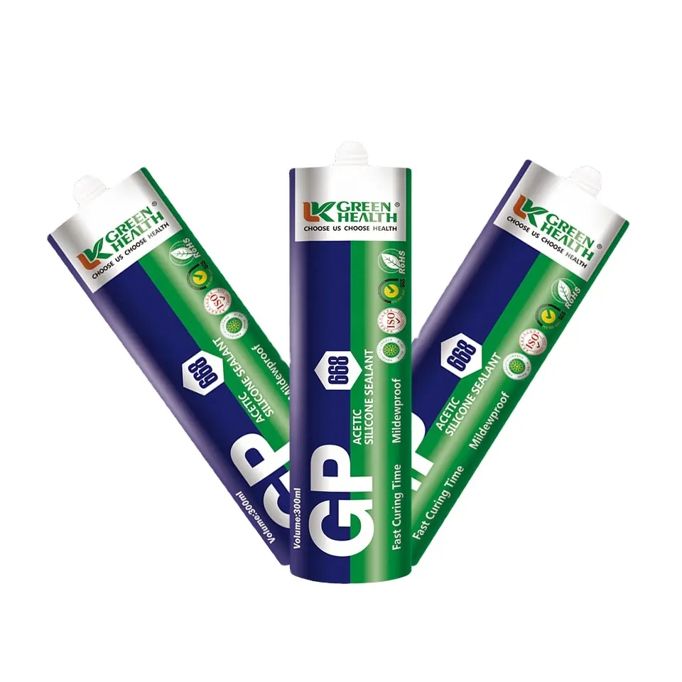 Chất lượng cao acetic Silicon Keo màu không thấm nước nấm mốc bằng chứng Silicon Sealant Silicone cho cửa sổ