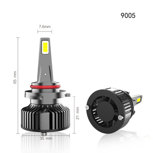 DMEX หลอดไฟ LED สว่างพิเศษ V13 8000LM,ไฟตัดหมอกรถยนต์ LED 80W 9005 HB3 360 - Product Image 5