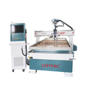 Carpintería 3 ejes 5 ejes CNC grabado lineal automático cambiador de herramientas fabricación de muebles ATC madera CNC enrutador máquina cortadora - Product Image 1