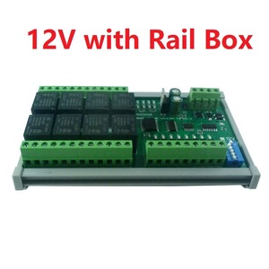 10IOA08 8DI 8DO DC 12V 24V multifunción RS485 IO Board 8 entradas NPN aisladas ópticamente y 8 salidas de relé Modbus RTU módulo - Product Image 6