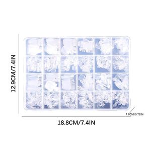 Ultra ince ABS tam ayak tırnak yama kısa tırnak ipuçları yapay tasarım plastik ayak tırnakları ayak manikür ayak tırnak ipuçları güzellik için - Product Image 1