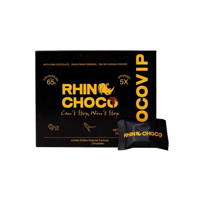 Venda por atacado! Caixa de chocolate para Rhino Chocolate boxes chocovip embalagem 12ct