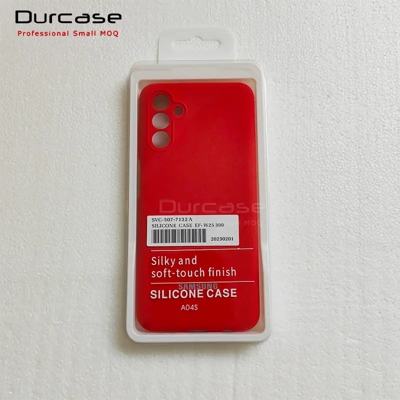 Custodia protettiva per cellulare in TPU in gomma protettiva a 4 lati in Silicone liquido per Samsung A04E A04S A14 A34 A54 Cover per telefoni