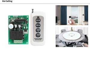 Fabbrica prezzo più basso catalogo prodotti nuovo smart home RF telecomando per controllare la rotazione positiva e negativa del motore della lampada - Product Image 4