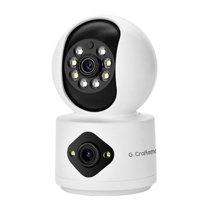 GW-R1FD-M2H(RTS) เลนส์เซ็นเซอร์2MP คู่ Wi-Fi กล้องติดตามการเคลื่อนไหวเพื่อความปลอดภัยในบ้านในร่มบ้านเคลื่อนที่จอภาพลูกน้อยหมุนได้ PTZ ไร้สาย - Product Image 1