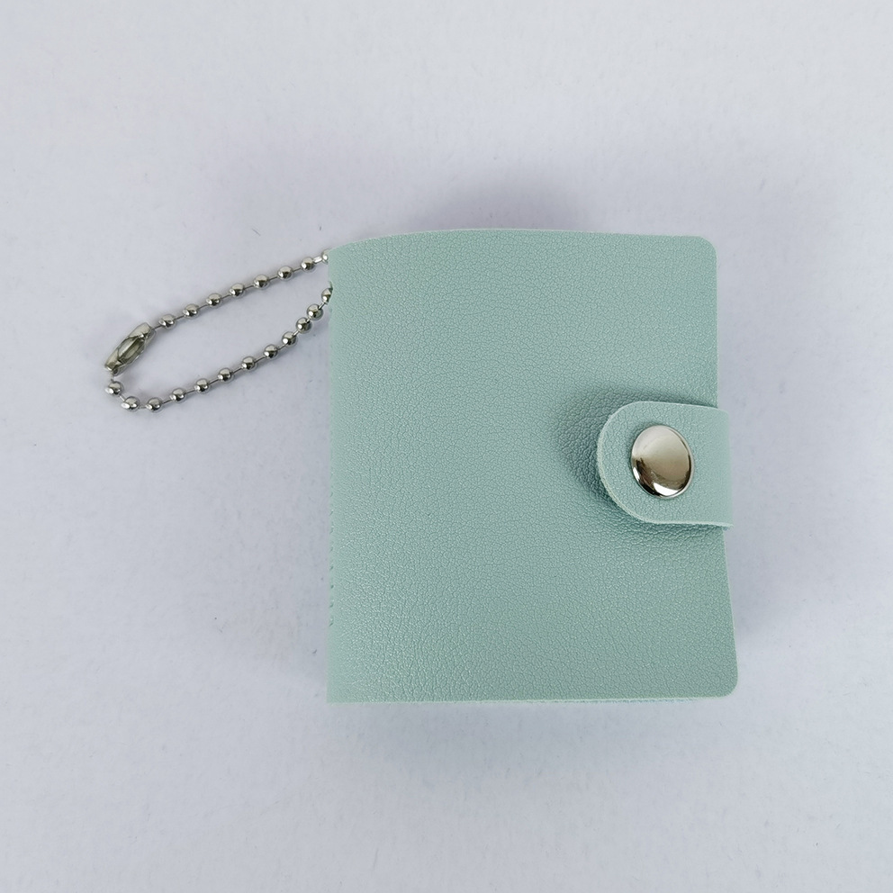 Cláusula de cadena de cuero azul de 2 pulgadas.