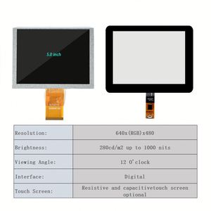 OEM ad alta risoluzione 3.5 4.3 5 6 7 8 9 10.1 pollici Touch Screen capacitivo Tft modulo Lcd Display - Product Image 2