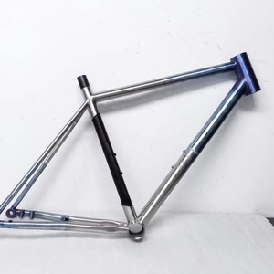 Waltly Новый 700c дисковый тормоз титановая рама для шоссейного велосипеда с конструкцией из углеродного волокна - Product Image 1