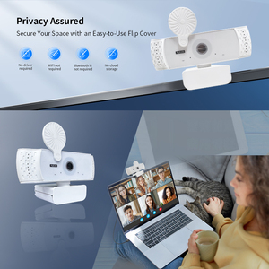Cámara web USB HD 1080p para videoconferencia y cámara web de transmisión con micrófono para computadora