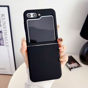 Yüksek kaliteli tasarım Samsung kılıfı z flip 5 yumuşak silikon cep telefonu kapak cilt hissediyorum cep telefonu kabuk - Product Image 6