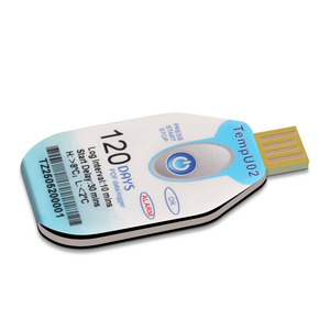 Registrador de datos de temperatura USB PDF de 120 días-Monitoreo de cadena de frío con alarma e informe automático 42.000 datos grabables - Product Image 1