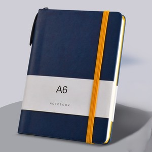 Креативный портативный мини-ноутбук ретро PU ноутбук A7 - Product Image 4