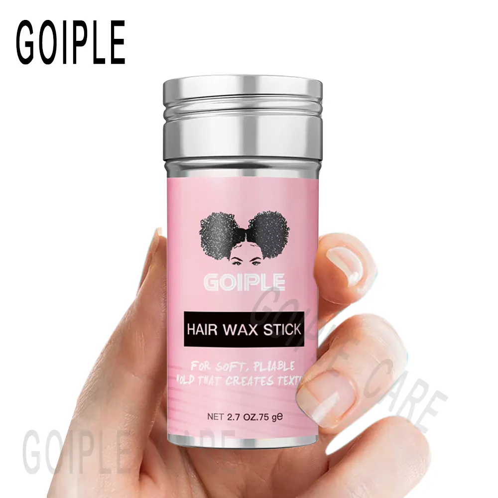 Hair Styling Wax Products 24 Hour Control Hair Edge Wax for Lace Strong Hold Private Label 2.7oz 75g Hair Wax Stick for Wig