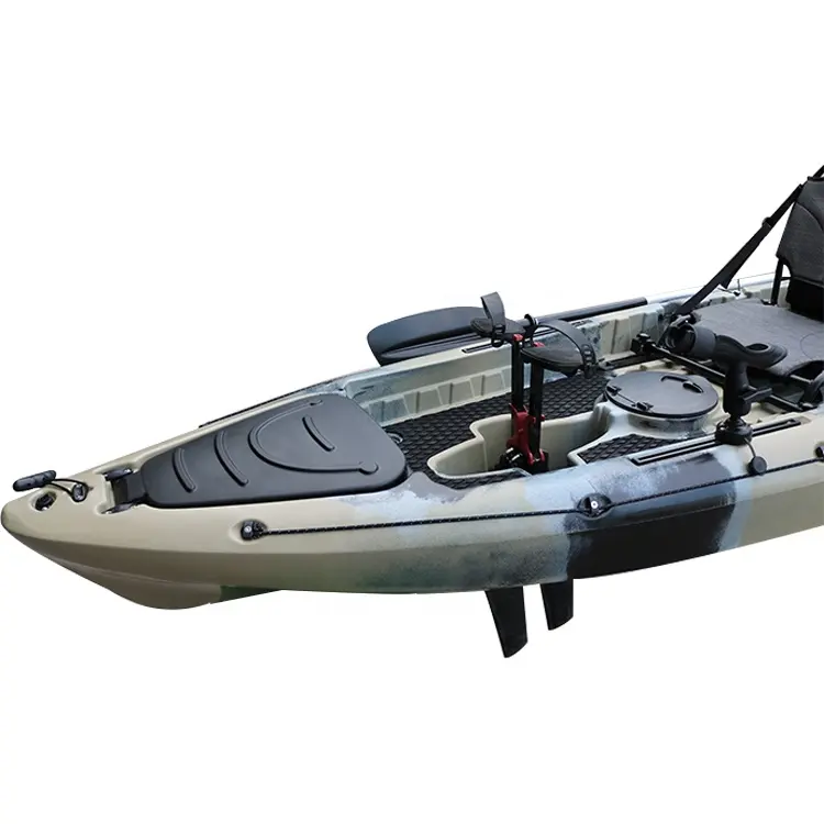 2022 mới được thiết kế Modular Kayak câu cá chân đạp, đạp ổ đĩa Kayak câu cá xuồng trên biển