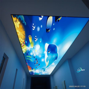 Heat Insulation <strong>Function</strong> PVC Material 3d Printing Film French <strong>Ceiling</strong> Fabric Backlit Stretch <strong>Ceiling</strong> - Product Image 3