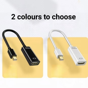 迷你DP至HDMI适配器4k电缆监视器转换器DP至HDMI适配器，适用于苹果MacBook Pro Air笔记本电脑 - Product Image 4