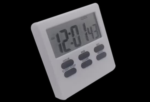 Timer da cucina digitale orologio 24 ore e funzione di memoria sveglia conto alla rovescia e conto alla rovescia per bambini insegnanti cottura - Product Image 4