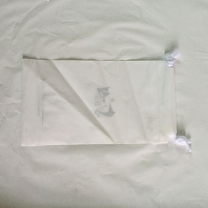 促销小白Ldpe拉绳拉绳带塑料防尘袋 - Product Image 4