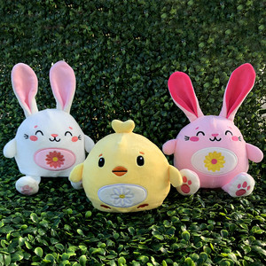両面リバーシブルひよこ/卵ぬいぐるみかわいいぬいぐるみ内側外側リバーシブルイースターバニー/卵ぬいぐるみキーホルダー