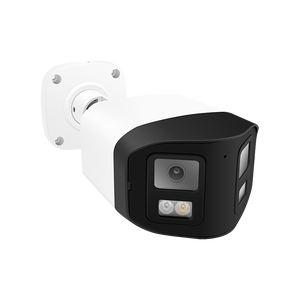 Fabricación de cámara IP de detección humana de Audio bidireccional de doble luz y doble lente de 4MP de doble cámara CCTV panorámica de seguridad