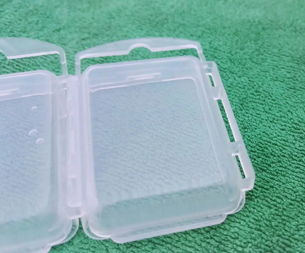Kotak kail pancing plastik kecil kualitas tinggi kotak plastik kosong untuk memancing luar ruangan umpan kail umpan
