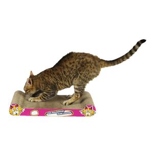 Zero <span class=keywords><strong>Com</strong></span> Pós <span class=keywords><strong>Catnip</strong></span> Brinquedo Scratcher Gato Arranhando Bordo de Papelão