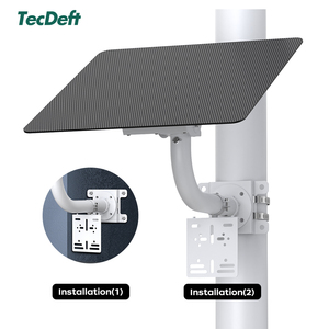 Солнечная панель TecDeft Ultra ETFE, 5 В USB-C и 12 В DC5521, комплект солнечной системы питания для водяного насоса/датчика Telraam S2