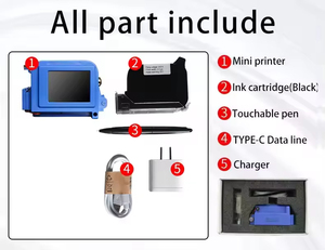 Batch <strong>Coding</strong> Machine Expiry Date Jet Machine Thermal Handheld Mini Inkjet Printer - Product Image 6