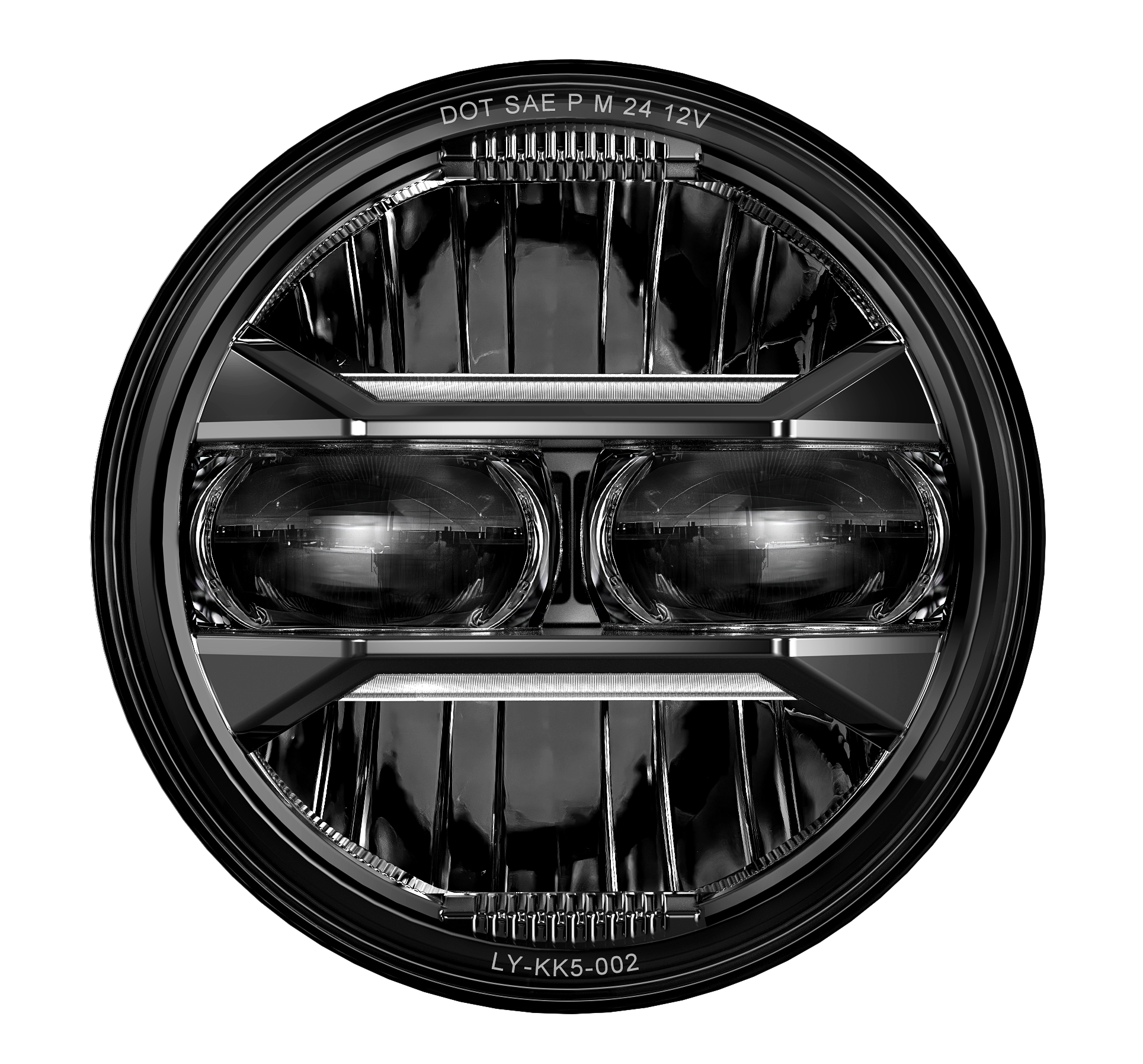 Color negro con DRL blanco