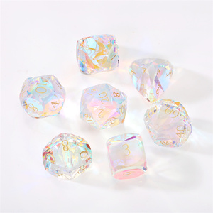 Glass DND <strong>Games</strong> Dice Sets of 7 polyhedral Handmade Dice for Dungeons and Dragons, Role Playing, Table <strong>Game</strong> - Product Image 3