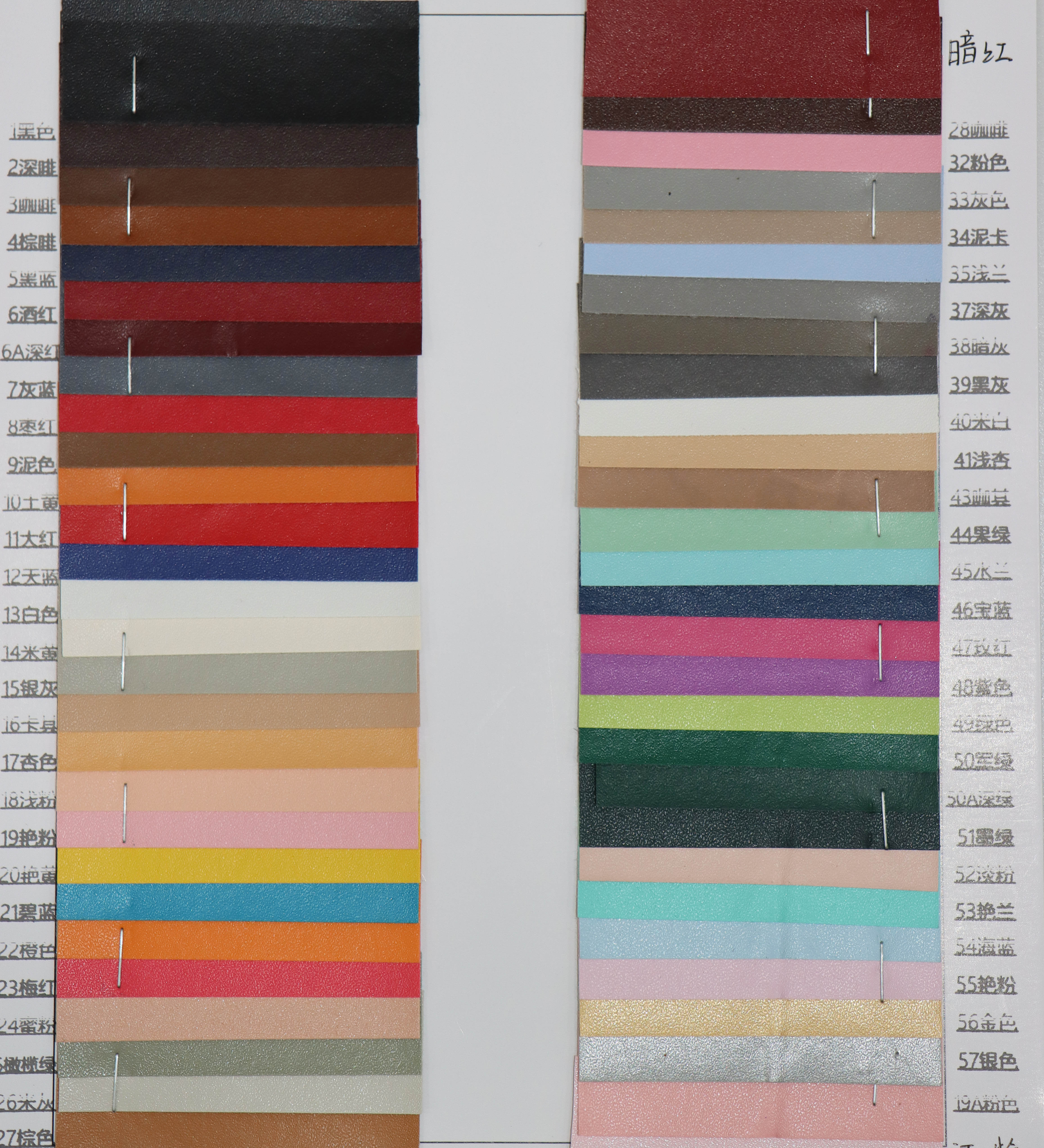 Comme carte de couleurs