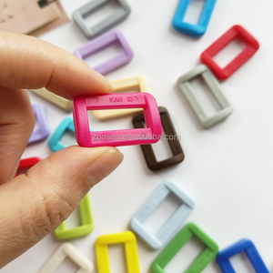 KAM 20mm Colored Webbing Belt Strap <strong>Buckle</strong> Plastic <strong>Rectangle</strong> Ring <strong>Buckle</strong> <strong>Square</strong> <strong>Loop</strong> <strong>Buckle</strong> for Bags - Product Image 3