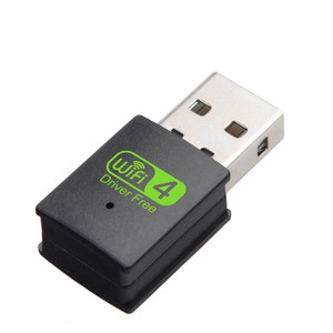 Adaptador USB sem fio de 300Mbps sem fio sem fio receptor Wifi USB2.0 cartões de rede sem fio Wifi Dongle