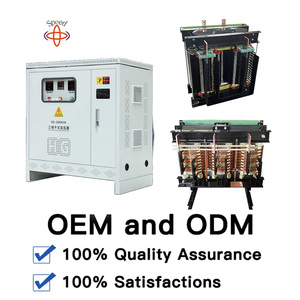 Hochfrequenz OLTC 35kv 2000 Kva 100 Kva 3-Phasen-Trockenisolationsleistung Ein phasen-bis Drei phasen transformator - Product Image 2