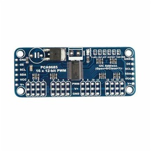 DIY <strong>KIT</strong> 16 Channel 12-bit <strong>PWM</strong>/Servo Driver-I2C interface-PCA9685 or Raspberry pi shield module servo shield - Product Image 1