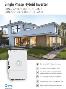 For Deye Hybrid Inverter 8-16KW New 10KW Solar Photovoltaic Inverter <strong>Transformer</strong> Three-Phase Parallel Off-Grid with Quad <strong>Output</strong> - Product Image 2