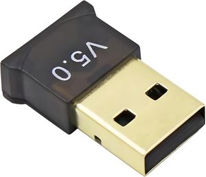 电脑蓝牙适配器USB 5.0发射器蓝牙加密狗棒电脑笔记本蓝牙接收器适配器 - Product Image 1