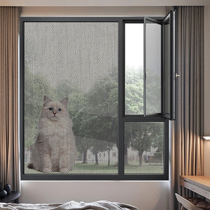 Modern Cat Protection Pet <strong>Net</strong> for <strong>Window</strong> Easy Install Strong Mesh in Black or Grey for Home <strong>Window</strong> - Product Image 5