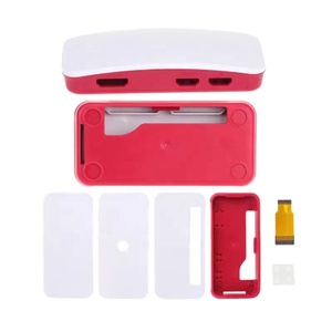 EParthub Original gehäuse für Raspberry Pi ZERO W staub dicht & rot und weiß, kompatibel mit Raspberry Pi Mit 2 Kamera kabeln - Product Image 1
