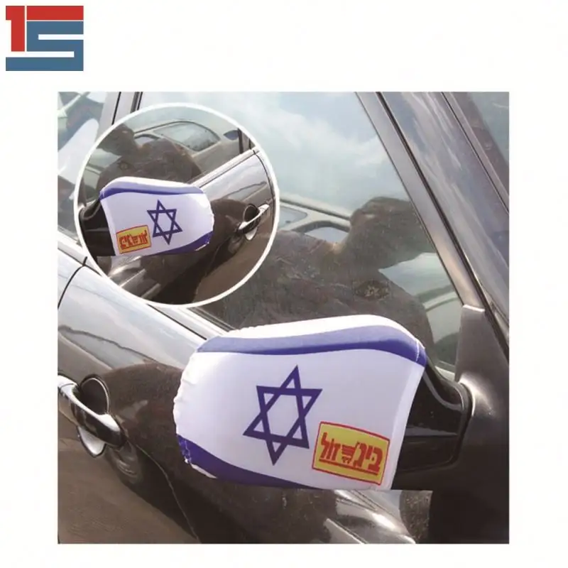 Personalizzato mini pennant con la nappa per la copertura dello specchio auto cofano bandiere poggiatesta copre poliestere double sided bandiera finestrino della macchina