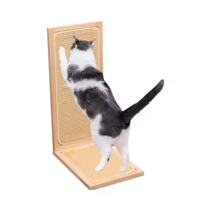 1 kedi Scratcher çerçeve kedi Scratcher katı ahşap rampa ve levrek 3 ile dayanıklı kedi tırmalama yüzeyi dökülme - Product Image 1