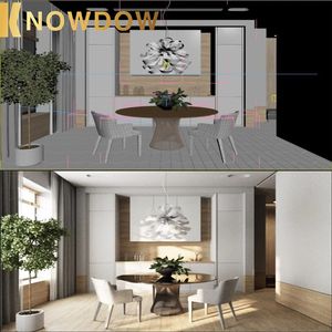 KNOWDOW Renderizado 3D Arquitectura Diseño interior Villa de lujo Hotel Solución gráfica moderna Animación de apartamento - Product Image 5