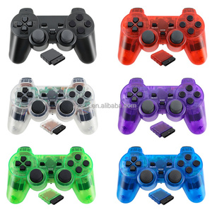 แป้นเกมไร้สาย2.4G โปร่งใสสำหรับควบคุมเกม PS2จอยสติ๊กสำหรับ PS2 Manette - Product Image 2