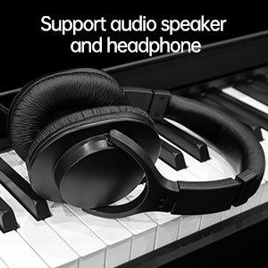 家用舞台用便携式61键TS-01电动键盘钢琴，带立式扬声器USB MIDI电子键盘 - Product Image 5