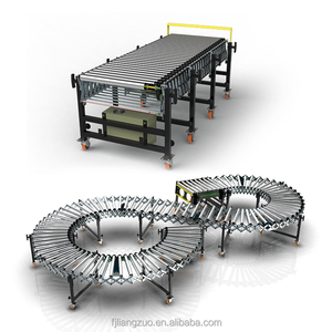 LIANGZO Motorized Roller Conveyor Belt <strong>System</strong> 220V/380V for Warehouse Logistics, Max <strong>Load</strong> 150kg, Adjustable Speed - Product Image 1
