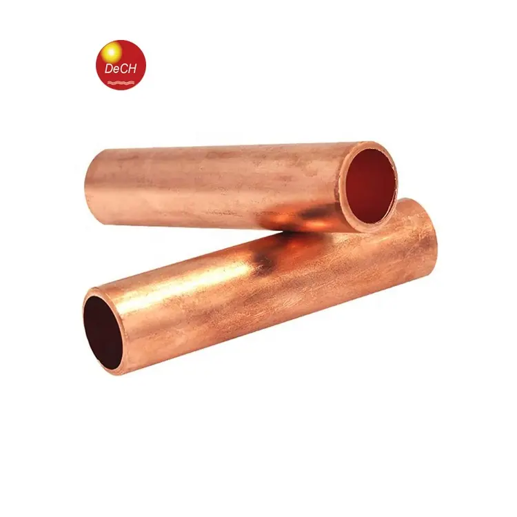 Tubo de cobre puro pulido templado suave/tubo recto de cobre