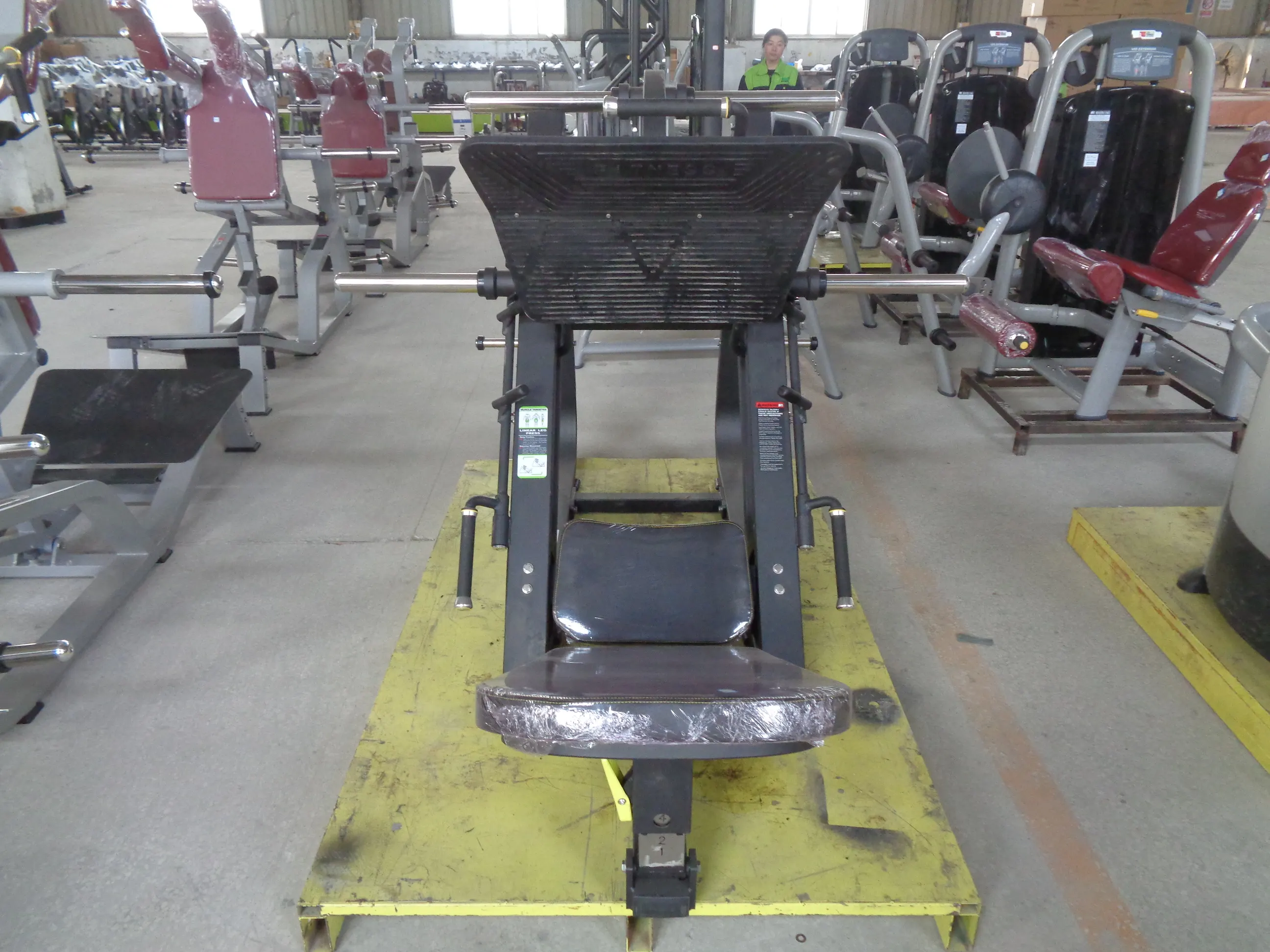 OEM Service Commercial Use Pin Load Selection MND Dezhou Gym Equipment 45 Degree Leg Press For Training
