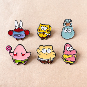 Hot Selling Square Rectangle Round 2D 3D Colorful Different <strong>Pattern</strong> Custom Logo <strong>Panda</strong> Tie Pin Badge - Product Image 2
